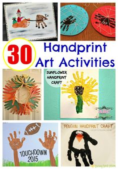 handprint art activities for kids and adults