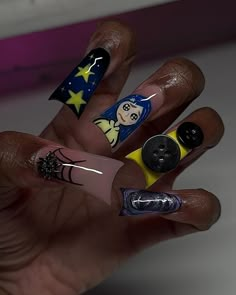 Coraline inspired nails 🌼Don’t forget to book those appointments. 💗SEPTEMBER APPOINTMENTS AVAILABLE 💗 𝑼𝒔𝒊𝒏𝒈 𝒎𝒚 𝒏𝒂𝒊𝒍 𝒕𝒊𝒑𝒔 𝒚𝒐𝒖 𝒄𝒂𝒏 𝒑𝒖𝒓𝒄𝒉𝒂𝒔𝒆 𝒃𝒚 𝒄𝒍𝒊𝒄𝒌𝒊𝒏𝒈 𝒕𝒉𝒆 𝒍𝒊𝒏𝒌 𝒊𝒏 𝒎𝒚 𝒃𝒊𝒐 You can get these nail charms by clicking the link in my bio and purchasing from my Amazon storefront #𝒏𝒚𝒄𝒏𝒂𝒊𝒍𝒕𝒆𝒄𝒉 #𝒃𝒓𝒐𝒐𝒌𝒍𝒚𝒏𝒏𝒂𝒊𝒍𝒕𝒆𝒄𝒉 #𝒏𝒂𝒊𝒍𝒔 #𝒏𝒂𝒊𝒍𝒕𝒆𝒄𝒉𝒕𝒊𝒑𝒔 #𝒏𝒂𝒊𝒍𝒂𝒓𝒕 #𝒏𝒂𝒊𝒍𝒔𝒐𝒇𝒊𝒏𝒔𝒕𝒂𝒈𝒓𝒂𝒎 #𝒂𝒄𝒓𝒚𝒍𝒊𝒄𝒏𝒂𝒊𝒍𝒔 #𝒇𝒓𝒆𝒆𝒔𝒕𝒚𝒍𝒆𝒏𝒂𝒊𝒍𝒔 #𝒃𝒊𝒓𝒕𝒉𝒅𝒂𝒚𝒏𝒂𝒊𝒍𝒔 #𝒏𝒂𝒊𝒍𝒔 #𝒇𝒓𝒆𝒏𝒄𝒉𝒏𝒂𝒊𝒍𝒔 #𝒔𝒉𝒐𝒓𝒕𝒂𝒄𝒓𝒚𝒍𝒊𝒄𝒏𝒂𝒊𝒍𝒔 #𝒂𝒕𝒍𝒏𝒂𝒊𝒍𝒕𝒆𝒄𝒉 #𝒂𝒕𝒍𝒂𝒏𝒕𝒂𝒏𝒂𝒊𝒍𝒕𝒆𝒄𝒉 #blacknailtech Coraline Inspired Nails, Caroline Nails, Duck Nails Y2k, Coraline Nails, Free Nails, Nails Y2k, Nail Goals, Hard Nails, Duck Nails