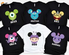 Disney Monsters Inc Shirts: Monsters Group Matching Monsters University & Best Friends Shirt Sisters Disney, Monsters Inc Shirt, Monster Ink, Inner Monster, Disney Monsters Inc, Monsters Inc Boo, Family Sweater, Group Matching, Disney Monsters