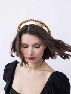 MEDICI CROWN Medieval Headpiece, House Targaryen Aesthetic, Epona Valley, Gold Leaf Crown, Hair Tumblr, Gold Crowns, Coco Bliss, Fantasy Crown, Chanel Loafers