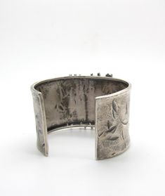 Hammered Lines Cuff by Lauren Passenti (Silver Bracelet) | Artful Home New Board, A New Day, New Day, Get Inspired, Silver Bracelet, Original Art, Bangles, Cuff, Shop Now