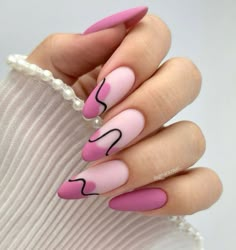 Paznokcie Hello Kitty, Unghie Sfumate, Nagel Tips, Almond Nails Designs, Her Nails