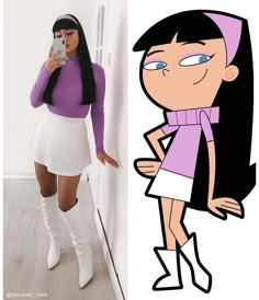 Trixie Tang, Badass Halloween Costumes, Bff Halloween Costumes, Halloween Coustumes, A Cartoon Character, Cartoon Cosplay, Holloween Costume, Trendy Halloween Costumes, Halloween Costumes Friends