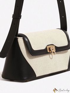 Bird in Bag - Stylish Tone Flap Baguette Bag Sling Bags Women Casual Outfit, Sling Bags Women, Black And White Bags, Bread Bag, Color Black And White, Baguette Bag, Shoulder Tote Bag, Bag Bag, Black Tote Bag