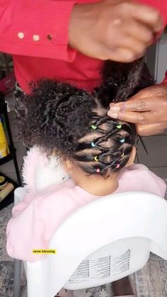 Super Cute Rainbow Criss Cross Rubber Band Hairstyle Rubber Band Hairstyles Short Curly Hair, Crisscross Rubberband Hairstyle Natural Hair, Plastic Rubber Bands Hairstyles, Toddler Rubber Band Hairstyles Black, Kids Rubber Band Hairstyles Black, Rubberband Hairstyles Kids Black, Natural Hairstyles For Toddlers Black, 4c Rubber Band Hairstyles, Kids Hairstyles With Rubber Bands