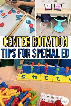 the center rotation tips for special ed students