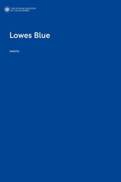 the cover of lowes blue