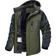 Season:Autumn / Fall,Winter; Fabric:Terylene,Fleece; Sleeve Length:Long Sleeve; Gender:Men's; Style:Sportswear; Occasion:Climbing,Snow Sports,Skiing; Outerwear Length:Regular; Placket:Zipper; Function:Windproof,Thermal Warm,Waterproof; Design:Hooded,Waterproof; Filling Material:Fleece; Outerwear Type:Fleece Jacket,Winter Jacket,Hiking Jacket,Ski Jacket,Windbreaker,Softshell Jacket; Bust:null; Length:null Warm Outdoor Parka, Warm Hooded Jacket For Outdoor, Long Sleeve Parka With Fleece Lining For Outdoor Activities, Winter Parka For Outdoor With Long Sleeves, Long Sleeve Parka With Fleece Lining For Outdoor, Warm Fleece Jacket For Winter Outdoor, Warm Hooded Jacket For Outdoor Winter Activities, Long Sleeve Fleece-lined Parka For Outdoor Activities, Warm Hooded Parka For Outdoor