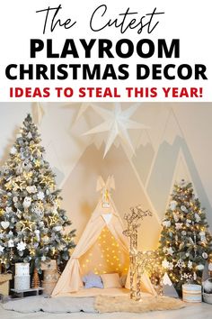 the best playroom christmas decor ideas to steal this year