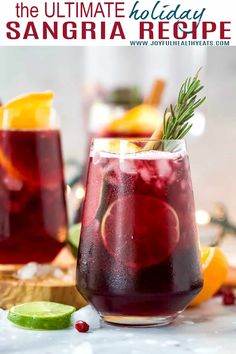 the ultimate holiday sangria recipe with oranges and cranberries