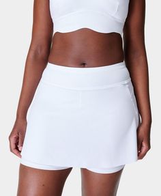 A multi-functional performance skort. Sweat-wicking fabric with lightweight and breathable over skirt. Supportive inner shorts. Inseam length: 5" / 12cm. Skirt length: 26.4cm from underband to hem. Model wears size S and is 178cm/5'10" tall. Style Code: SB2478Colour: White Tempo Run, Betty Dress, Over Skirt, Sweaty Betty, Yoga Shorts, Fabric Details, Skorts, Running Shorts, The Outdoors