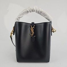 Top Seller for Saint Laurent Le 37 Small Black Leather bucket Bag New, Women's Bags Leather Bucket Bag, Leather Bucket, Top Seller, Women's Bags, Bucket Bag, Bags Handbags, Saint Laurent, Black Leather, Bag Lady