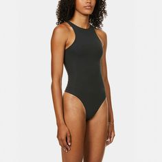 A classic. everyday style. this High Neck Bodysuit provides coverage and supportive stretch that hugs your body. This bodysuit is the perfect base layer and features a high cut leg opening and thong back that remains invisible under clothing.High Neck (Front And Back). Fabric Double Layered. Sporty Neckline. High Cut Leg Opening. Thong Back Remains Invisible Under Clothing. Cotton Gusset. Snap Closure76% Polyamide / 24% ElastaneMachine Wash Cold. Non Chlorine Bleach. Cool Iron. Do Not Dry Clean Lantern Sleeve Sweater, High Neck Bodysuit, Beautiful Figure, Strapless Bandeau, Corset Mini Dress, Yoga Set, Long Sleeve Sweater Dress, Ribbed Knit Sweater, Ribbed Neckline