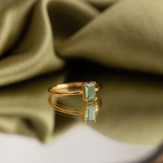 Timeless Rectangular Emerald Ring As Gift, Timeless Rectangular Emerald Ring, Rectangular Emerald Gemstone Rings, Emerald Ring With Rectangular Stone As Gift, Luxury Rectangular Emerald Ring As A Gift, Luxury Gift Emerald Ring Rectangular Shape, Luxury Rectangular Emerald Ring For Gift, Anniversary Emerald Ring With Rectangular Stone, Timeless Rectangular Emerald Wedding Ring