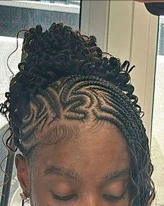 Cornrows And Knotless Braids, Hair Braid Patterns, Cornrows Natural Hair, Braided Hairstyles For Black Women Cornrows, Feed In Braids Hairstyles, Quick Natural Hair Styles, Braided Cornrow Hairstyles, Braids Hairstyles Pictures, Quick Braided Hairstyles