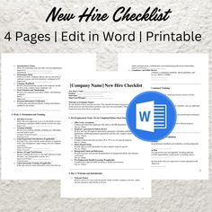 the new fire checklist 4 pages i edit in word printable is now available