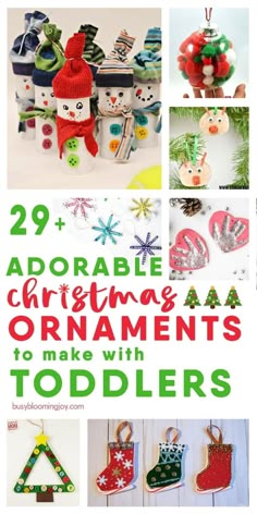 christmas ornaments to make with toddlers