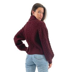 Rich burgundy turtleneck featuring cable knit detailing. Soft & cozy True to size Imported Burgundy Turtleneck, Cable Turtleneck Sweater, Cable Knit Turtleneck Sweater, Rich Burgundy, Shopping Spree, Turtleneck Sweater, Cable Knit, Neck Sweater, Turtle Neck