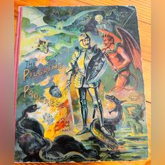 See Images For Condition Pilgrims Progress, Antique Book, See Images, Antique Books, Books, Green, Color