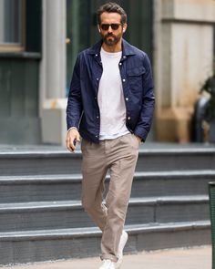 Guys Smart Casual Outfit, Men’s Sports Jacket Outfit, Spring Man Outfit, Mens Casual Outfits Spring, Man Style Casual Summer, Mans Outfit Casual, Smart Casuals Men, Causal Outfits For Men Casual, Outfit Casual Uomo