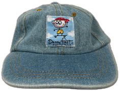 Denim Cap For Streetwear, Denim Streetwear Cap, Casual Denim Trucker Hat, Denim Blue Denim Hat For Streetwear, Denim Snapback Baseball Cap For Streetwear, Vintage Washed Hats For Streetwear, Casual Blue Baseball Cap With Logo Patch, Casual Denim Snapback Hat, Blue Denim Hat For Streetwear