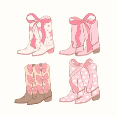 Pink Country Aesthetic, Pink Bow Aesthetic, Collage Png, Coquette Cowgirl, Charming Aesthetic, Bow Aesthetic, Rose Dans, Rose Png, Aesthetic Png