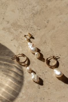 14k gold filled and freshwater pearls Delicate Jewelry, Jewelry Stores, Freshwater Pearls, Fresh Water, Gold Filled, Gold