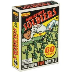 a card game with soldiers on it