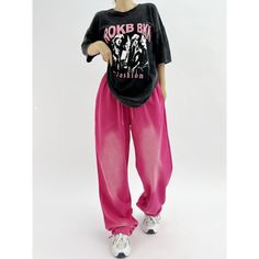 Sports Hip Hop Jazz Dance Pants  Material: 85% Cotton + 15% Polyester  Style: Hip Hop, Dance, Jazz Size: S, M, L, XL Color: Pink Occasion: Leisure, Outdoor, Daily, Vacation    * Pls be careful to choose the size before you order. * Pls allow little color difference caused by camera and computer monitors. Thank you! Important Notes: Please Use Similar Clothing To Compare With Size 1. The size refers to clothing dimensions, NOT your body measurements. 2. Please check the measurement chart carefull Dancer Style Outfits, Dance Clothes Hip Hop, Hiphop Dance Outfit, Dance Wear Hip Hop, Jazz Outfits, Dancer Style, Hip Hop Dance Outfits, Pretty Dance Costumes, Pink Cargo Pants