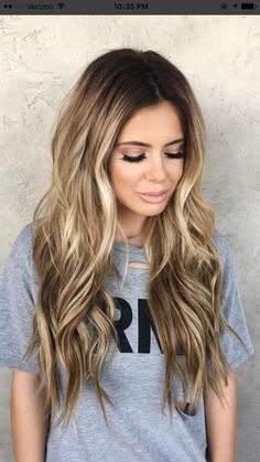 Brunette Balayage, Silver Blonde, Ombre Hair Color, Long Blonde, Hair Color And Cut