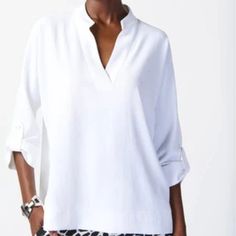 Calvin Klein Relaxed Fit Blouse Is Sure To Become A Staple In Your Closet; Pull-On Style That You Can Wear For A Night Out, Or As Part Of Your Daily Outfit. This Style Can Be Worn From Spring Into Summer Or Layered Under A Sweater Or Blazer When The Weather Cools. Condition: New With Tags. Color: White Size: Medium Fabric: 100% Polyester. Approx. Measurements: Bust: 25" Sleeve: 16” Length 26 All Measurements Are Taken From Side To Side, Unstretched And Flat Position. From Pet-Free, Smoke-Free Ho Spring Into Summer, Everyday Jacket, Dresses Winter, Calvin Klein White, Fitted Blouses, Formal Casual, Calvin Klein Woman, Boho Summer, V Neck Blouse