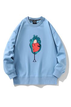 Pochita Heart Sweatshirt Unisex Chainsaw Animecore Aesthetic Animecore Aesthetic, Pochita Chainsaw Man, Pochita Chainsaw, Sweatshirts Aesthetic, Chainsaw Man Pochita, Girl Geek, Pastel Clothing, Pastel Pink Color, Aesthetic Gifts