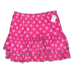 Pink Polka Dot Skirt Spring Polka Dot Skirted Bottoms, Polka Dot Skirted Bottoms For Spring, Spring Skirt With Polka Dot Pattern And Elastic Waistband, Summer Polka Dot Skirt With Elastic Waistband, Casual Polka Dot Tiered Skirt, Summer Polka Dot Skirted Bottoms, Polka Dot Skirted Bottoms For Summer, Playful Tiered Skirt Bottoms For Spring, Playful Tiered Skirt For Spring