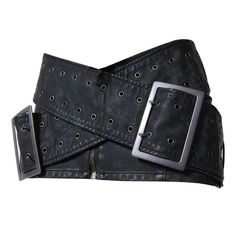 Edgy Adjustable Belts With Rivets, Edgy Adjustable Belt With Rivets, Black Belt Buckle With Belt For Fall, Black Punk Belt With Rivets, Punk Style Black Corset Belt With Included Belt, Edgy Black Belt Buckle With Removable Belt, Black Punk Corset Belt With Belt Loops, Edgy Fitted Black Belt, Edgy Corset Belt With Removable Belt For Night Out