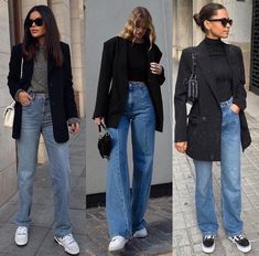 Winter Mode Outfits, Daily Fashion Inspiration, Winter Mode, Daily Fashion, Jeans Style, Straight Jeans, 1 2 3, Mom Jeans, Fashion Inspiration