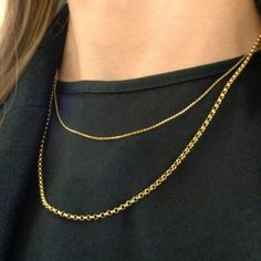 10k Real Gold Rolo Chain Necklace This Lovely Chain Is Perfect On Its Own Or Paired With A Pendant. Guaranteed Real 10k Gold, Stamped 10k Not Plated, Not Gold Filled - Only Real Gold!!! Length: 18 Inches Width: 2 Mm Weight: 3.1 Grams Invest In Real Gold: It’s What’s On The Inside That Counts. Unlike Gold Plated, Filled Or Vermeil Real Gold Is Built To Last, And Won’t Rub Off Or Ch Yellow Gold Plated Rolo Chain Necklace, Gold Rolo Chain Timeless Jewelry, Classic Gold Plated Rolo Chain Necklace, Gold Double Strand Box Chain Necklace, Gold Rolo Chain Necklace Fine Jewelry, Classic Gold Plated Necklace With Rolo Chain, Gold Plated Box Chain Necklace For Anniversary, Classic Gold-plated Necklace With Rolo Chain, Classic Gold-plated Rolo Chain Necklace