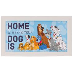 PRICES MAY VARY. FRAME WALL ART: Enjoy this Disney Classics Home Is Where Your Dog Is Gel Coat Framed MDF Wall Art, 10 x 18 Inches that can be easily displayed at your home, office, or spaceship MULTIPLE USES: This item comes with pre-attached saw tooth hardware to easily hang on the wall with no issue. MEASUREMENT: Measures 10x18 framed. Item Packaged Weight: 1.0 pounds OFFICIAL LICENSED: Have confidence knowing you are purchasing an officially licensed Disney wall art from Silver Buffalo MAKES Disney Farmhouse, Disney Apartment, Disney Diys, Nerd House, Mdf Wall Decor, Disney Bathroom, Disney Wall Art, Disney Craft, Casa Disney