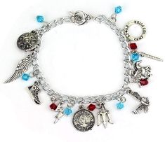 PRICES MAY VARY. Title: Ivy & Clover Percy Pegasus Jackson Charm Bracelet. Product Type: Departments > Girls > Jewelry > Bracelets > Charm Percy Jackson Jewelry, Percy Jackson Merchandise, Percy Jackson Fanfiction, Buy Jewellery Online, Percy Jackson Heroes Of Olympus, Pjo Hoo, Cute Charms, Heroes Of Olympus, Girls Jewelry