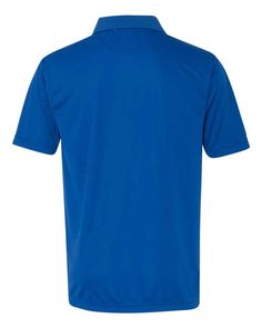 Value Polyester Sport Shirt - ROYAL - XL | FeatherLite Value Polyester Sport Shirt in Royal Blue Size XL Blue Collared Sporty Tops, Blue Polo Collar Shirt For Sports, Blue Collared Sports Shirt, Blue Short Sleeve Sports Shirt, Blue Short Sleeve T-shirt For Sports Season, Blue Polo Collar T-shirt For Sports Events, Blue Collared Polo Shirt With Moisture-wicking, Blue Moisture-wicking V-neck Top, Blue Cotton Moisture-wicking Shirt