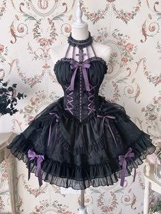 New Release: Alice Girl 【-The Gothic Hime-】 #GothicLolita Dress

◆ Shopping Link >>> https://lolitawardrobe.com/alice-girl-the-gothic-hime-gothic-lolita-dress_p7342.html Purple Tube Top, Gothic Cross, Printed Pleated Skirt, Ballet Dress, Dress Crafts, Black And Purple