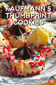 Kaufmann Thumbprint Cookies, Pittsburgh Thumbprint Cookies, Cookie Recipes Thumbprint, Classic Thumbprint Cookies Recipe, Samoa Thumbprint Cookies, Buttercream Thumbprint Cookies, Kaufman's Thumbprint Cookies Recipe, Kaufman Thumbprint Cookies, Apricot Pillow Cookies