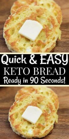 quick and easy keto bread is ready in 90 seconds to make it even easier