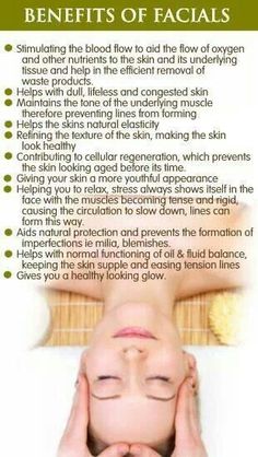 Benefits of a facial Benefits Of Facials, Home Facial Treatments, Facial Room, Esthetician Room, Congested Skin, Info Board, Skin Care Clinic, Spa Ideas, Beauty Therapy