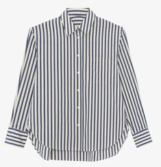 LUI TEXTURED SHIRT Blue Cotton Shirt With Striped Cuffs, Cotton Long Sleeve Shirt With Striped Cuffs, Striped Work Shirt With Button Cuffs, Striped Shirt With Button Cuffs For Work, Navy Shirt With Buttons For Workwear, Cotton Collared Top With Striped Cuffs, Classic Shirt With Striped Collar For Daywear, Navy Button-up Work Shirt, Blue Striped Cuffs Shirt For Workwear