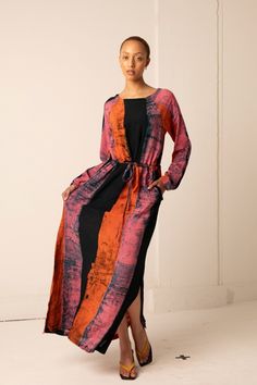 Ethically Made Hand-Dyed Dresses from Ghana: Style Everyday! • Osei – Duro Ankle Length Dress, Dyed Dress, 8 M