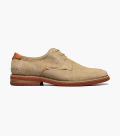 Highland Plain Toe Oxford Men’s Casual Shoes | Florsheim.com Classic Suede Leather Shoes With Cushioned Footbed, Classic Suede Moc Toe Oxfords, Classic Suede Oxfords With Goodyear Welt, Classic Suede Oxfords, Classic Leather Shoes With Cushioned Footbed, Mens Oxfords, Stacked Heel, Pay Attention, Designer Shoes