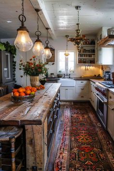 a kitchen filled with lots of counter top space