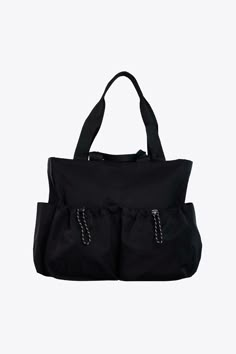 BÉIS 'The Sport Carryall' in Black - Chic Tennis Tote Tenniscore Aesthetic, 2023 Bags, Tennis Tote, Clothes Stores, Pink Luggage, Bags For Work, Target Haul, Soft Accessories, Daily Carry