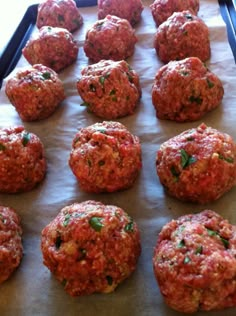 a bunch of food that is sitting on a pan with some kind of tint