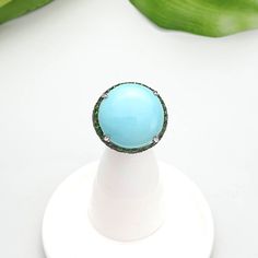 🌱Handmade 14K Turquoise ( 2.83 gram ) ring 🌱14K 585 gold and Natural Tsavorite (110 pcs) 🌱Authentic Korean jewelry 🌱Free standard shipping from Seoul, Korea with tracking 🌱Will take approximately 7-21 days to arrive, worldwide NASCHENKA is an artistic expression of Korean culture and history through traditional jewelry. We use natural and authentic stones. Each piece is thoughtfully designed by a designer and handmade by a highly skilled master artisan. Size Guide * The approximate size and Fine Jewelry Aquamarine Ring In Turquoise, Turquoise Aquamarine Fine Jewelry, Formal Handmade Turquoise Ring, Luxury Turquoise Aquamarine Rings, Turquoise Round Band Jewelry For Gifts, Elegant Turquoise Opal Ring In Sterling Silver, Elegant Round Turquoise Ring With Natural Stones, Turquoise Round Jewelry For May Birthstone, Elegant Turquoise Ring With Natural Stones For Anniversary